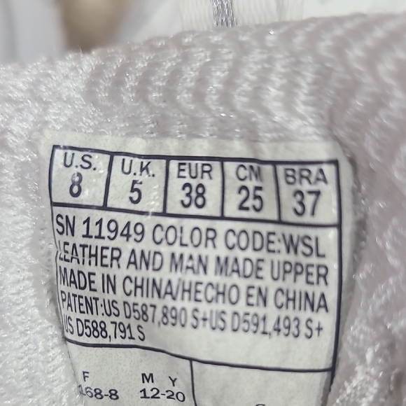 Skechers White Memory Foam Sneakers - Picture 8 of 10